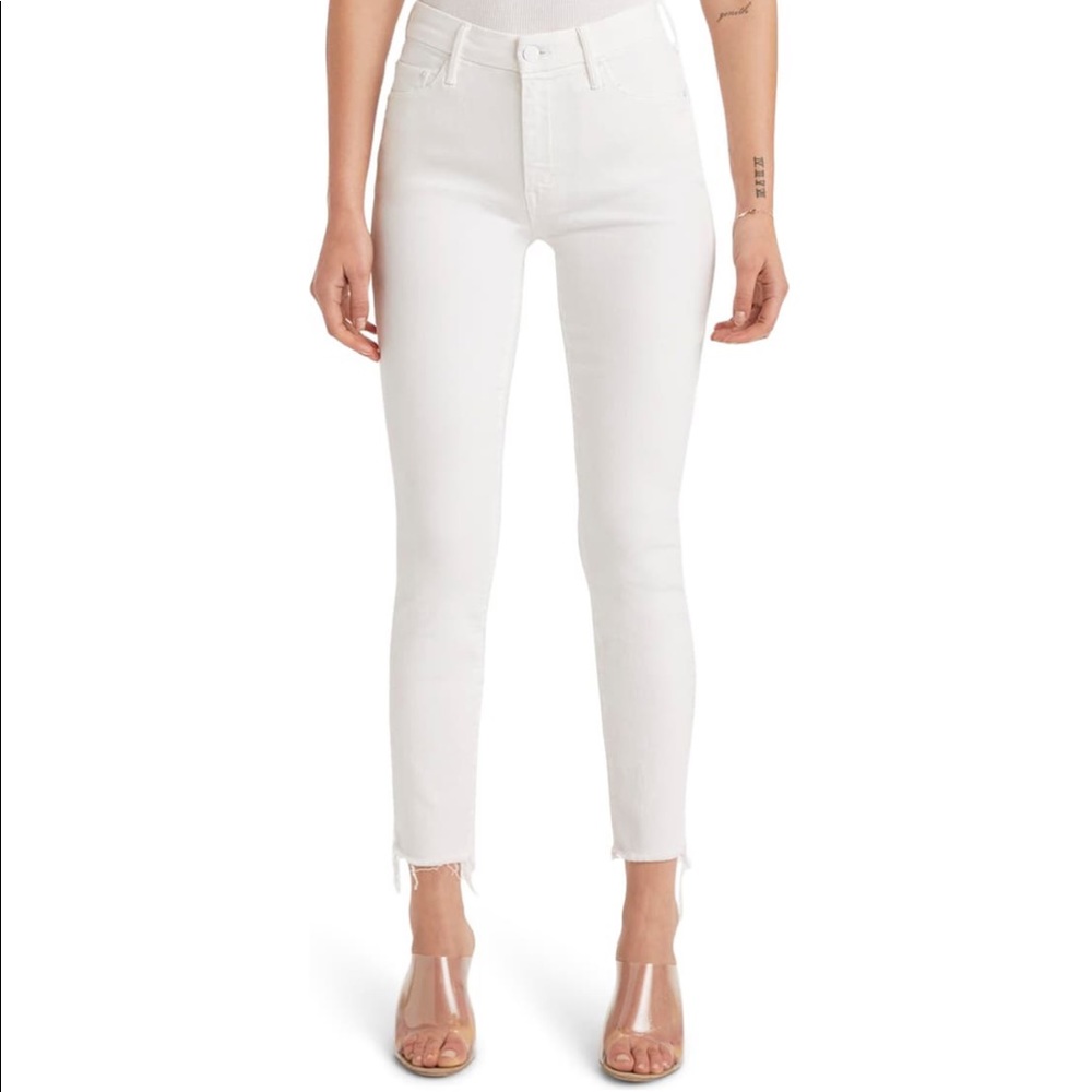 [Mother] The looker high waist fray